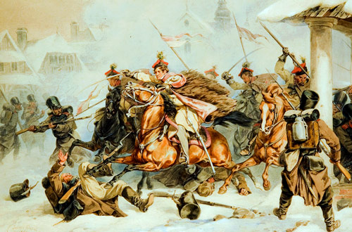 Atak Krakusów na Rosjan w Proszowicach