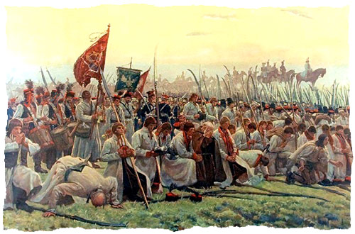 Józef Chełmoński - Modlitwa przed bitwą