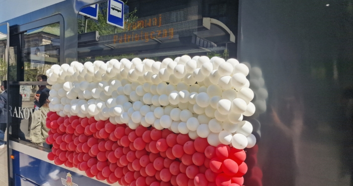 Obchody rocznicy Konstytucji 3 maja – Tramwaj Patriotyczny Kraków