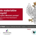 XLVIII Młodziez pamięta - rozdawanie materiałów patriotycznych